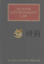 MARINE ENVIRONMENT LAW 1993 PDF电子版封面 JOHN H.BATES AND CHARLES BENSO