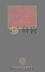 TERRELL ON THE LAW OF PATENTS（1994 PDF版）