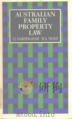 AUSTRALIAN FAMILY PROPERTY LAW（1984 PDF版）