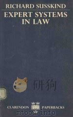 EXPERT SYSTEMS IN LAW A JURISPRUDENTIAL INQUIRT（1987 PDF版）
