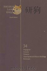 HALSBURY'S LAWS OF ENGLAND VOLUME 34（1980 PDF版）