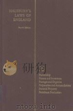 HALSBURY'S LAWS OF ENGLAND VOLUME 35（1981 PDF版）