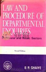 LAW AND PROCEDURE OF DEPARTMENTAL ENQUIRIES（1982 PDF版）
