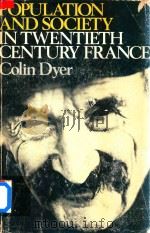 Population and Society in Twentieth Century France（1978 PDF版）