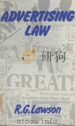 ADVERTISHING LAW 1978 PDF电子版封面 0712112391 R.G.LAWSON