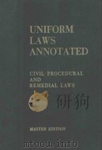 UNIFORM LAWS ANNOTATED CIVIL PROCEDURAL AND REMEDIAL LAWS（1975 PDF版）