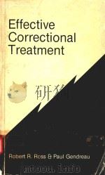 EFFECTIVE CORRECTIONAL TREATMENT（1980 PDF版）