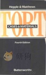 TORT:CASES AND MATERIALS 1991 PDF电子版封面 0406540012 B.A.HEPPLE