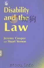 DISABILITY AND THE LAW（1996 PDF版）