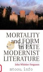 mortality and form in late modernist literature（ PDF版）