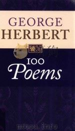 100 poems george herbert PDF电子版封面