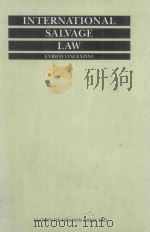 INTERNATIONAL SAVAGE LAW 1992 PDF电子版封面 1850444013 ENRICO VINCENZINI