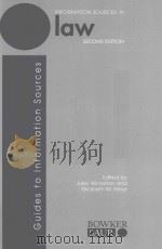 INFORMATION SOURCES IN LAW SECOND EDITION（1997 PDF版）
