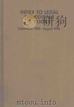 INDEX TO LEGAL PERIODICALS AND BOOKS  35（1996 PDF版）