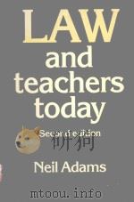 LAW AND TEACHERS TODAY SECOND EDITION（1984 PDF版）