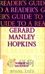 A Reader's Guide to Gerard Manley Hopkins（1981 PDF版）