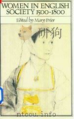 Women In English Society 1500-1800（1996 PDF版）