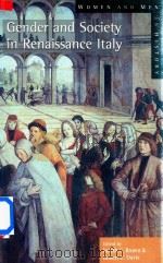 Gender And Society In Renaissance Italy（1998 PDF版）