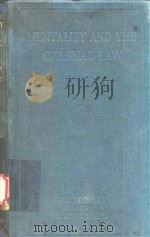 MENTALITY AND THE CRIMINAL LAW（1935 PDF版）