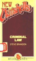 NEW NUTSHELLS CRIMINAL LAW（1979 PDF版）