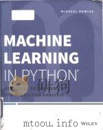 machine learning in python essential techniques for predictive analysis（ PDF版）