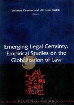 Emerging Legal Certainty:Empirical Studies on the Globalization of Law（1998 PDF版）