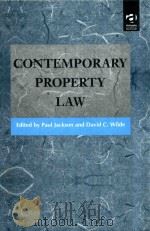 Contemporary Property Law 1999 PDF电子版封面 1840147474
