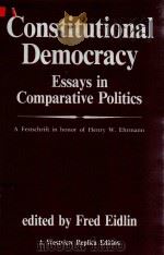 Constitutional Democracy Essays in Comparative Politics（1983 PDF版）