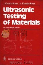 Ultrasonic testing of materials（1989 PDF版）