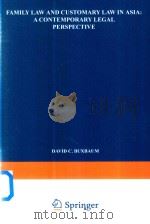Familty Law and Customary Law in Asia A Contemporary Legal Perspective（1964 PDF版）