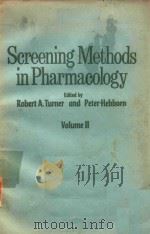 SCREENING METHODS IN PHARMACOLOGY VOLUME II（1971 PDF版）