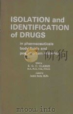 ISOLATION AND IDENTIFICATION OF DRUGS（1969 PDF版）