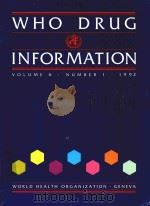 WHO DRUG INFORMATION VOLUME 6（1992 PDF版）