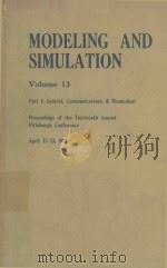 MODELING AND SIMULATION VOLUME 13（1982 PDF版）