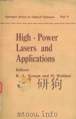HIGH POWER LASERS AND APPLICATIONS（1978 PDF版）