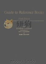 GUIDE TO REFERENCE BOOKS NINTH EDITION（1976 PDF版）