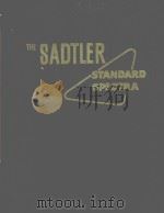 THE SANDTLER STANDARD SPECTRA 1968 PDF电子版封面 INTRA COMPANY