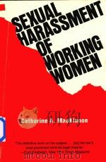 Sexual Harassment of Working Women A Case of Sex Discrimination（1979 PDF版）