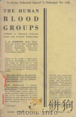 THE HUMAN BLOOD GROUPS（1952 PDF版）