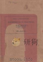 NEW LABORATORY EXPERIMENTS IN PRACTCIAL CHEMISTRY（1937 PDF版）