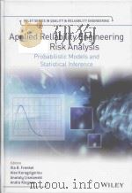 applied reliability engineering and risk analysis probabilistic models and statistical inference（ PDF版）