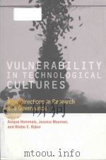 vulnerability in technological cultures new directions in research and governance（ PDF版）