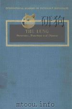 THE LUNG STRUCTURE FUNCTION AND DISEASE（1978 PDF版）