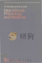 HIGH ALITITUDE PHYSIOLOGY AND MEDICINE（1982 PDF版）
