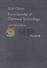 ENCYCLOPEDIA OF CHEMICAL TECHNOLOGY VOLUME 5（1964 PDF版）