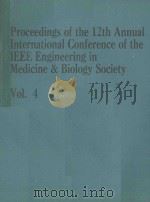 PROCEEDINGS OF THE 12TH ANNUAL INTERNATIONAL CONFERENCE OF THE IEEE ENGINEERING IN MEDICINE & BIOLOG（1990 PDF版）