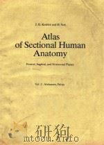 ATLAS OF SECTIONAL HUMAN ANATOMY FRONTAL SAGITTAL AND HORIZONTAL PLANES VOL.2（1983 PDF版）