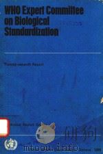 WHO EXPERT COMMITTEE ON BIOLOGCIAL STANDARDIZATION TWENTY SEVENTH REPORT 1976 PDF电子版封面 9241205946