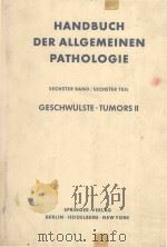 HANGBUCH DER ALLGEMEINEN PATHOLOGIE GESCHWULSTE TUMORS II（1975 PDF版）