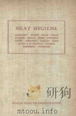 MEAT HYGIENE 1957 PDF电子版封面